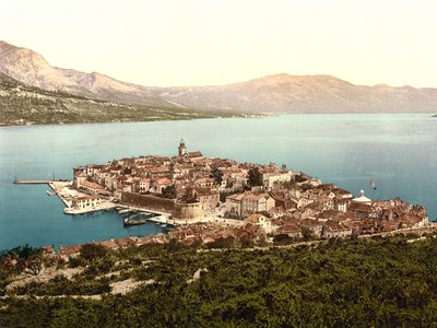 Korčula, Croazia, pub. c.1890 - 1900 da English Photographer